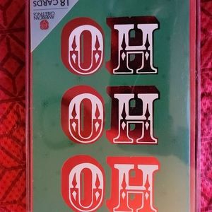 Ho ho ho Christmas greeting cards , hallmark